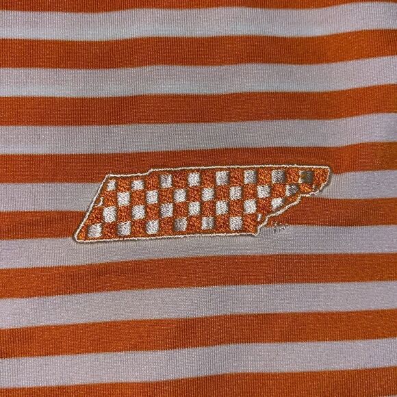 Nike Golf Tennessee Volunteers Vols football Polo shirt checkerboard State of TN - Picture 3 of 8